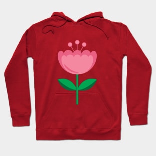 Pink Flower Hoodie